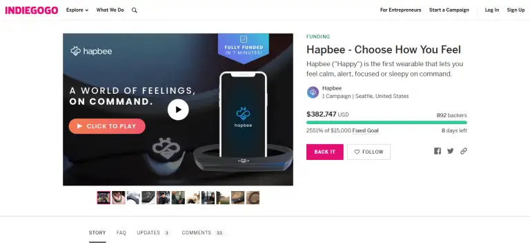 Hapbee Review: Can This Device From Indiegogo Change How You Feel?