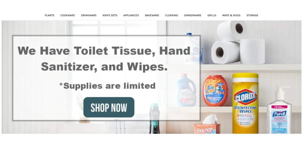 Homekitchengoods homepage image