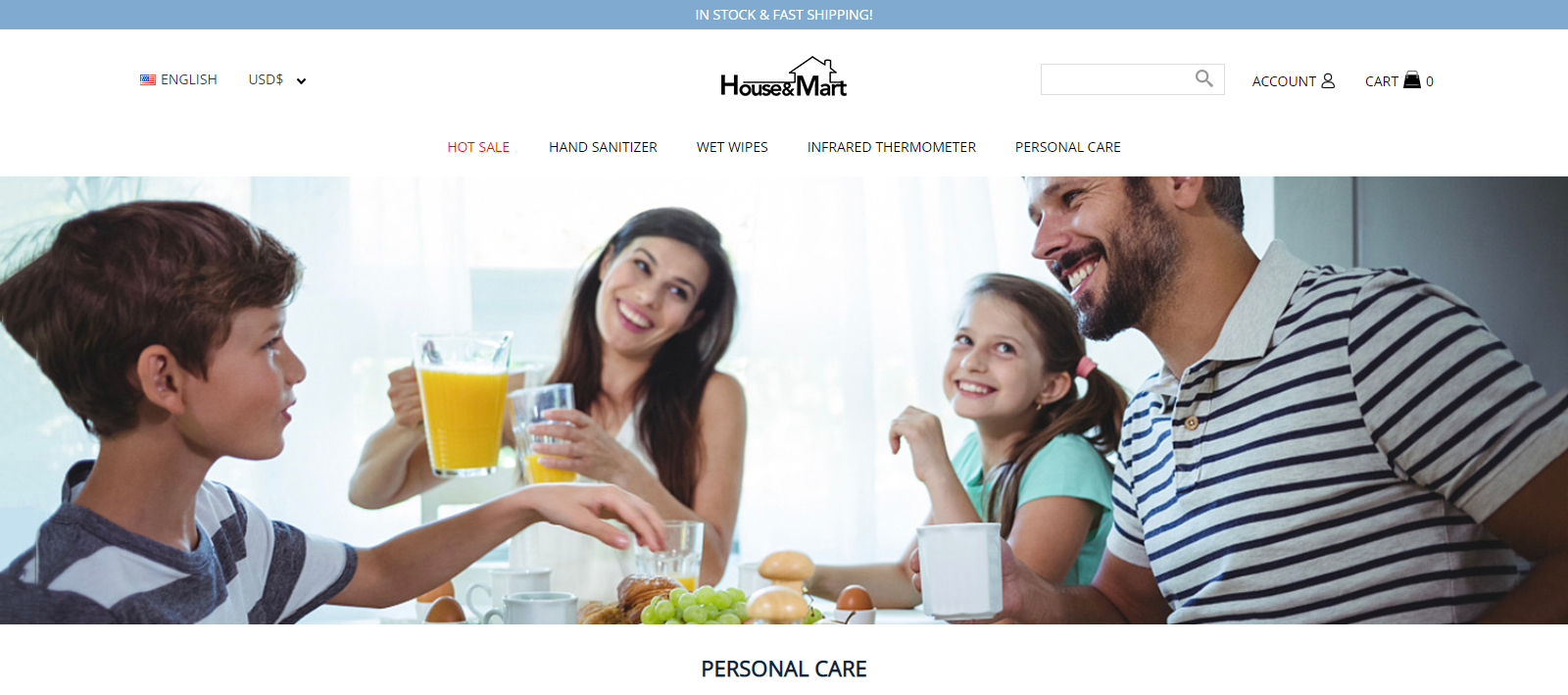 HouseandMart Homepage Image