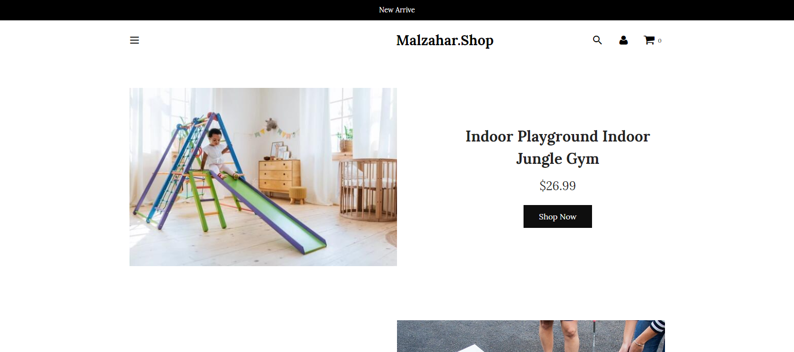 Malzahar shop homepage image