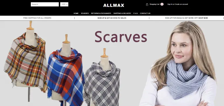Allmax XYZ Review: Deceit Exposed- Scam Store!
