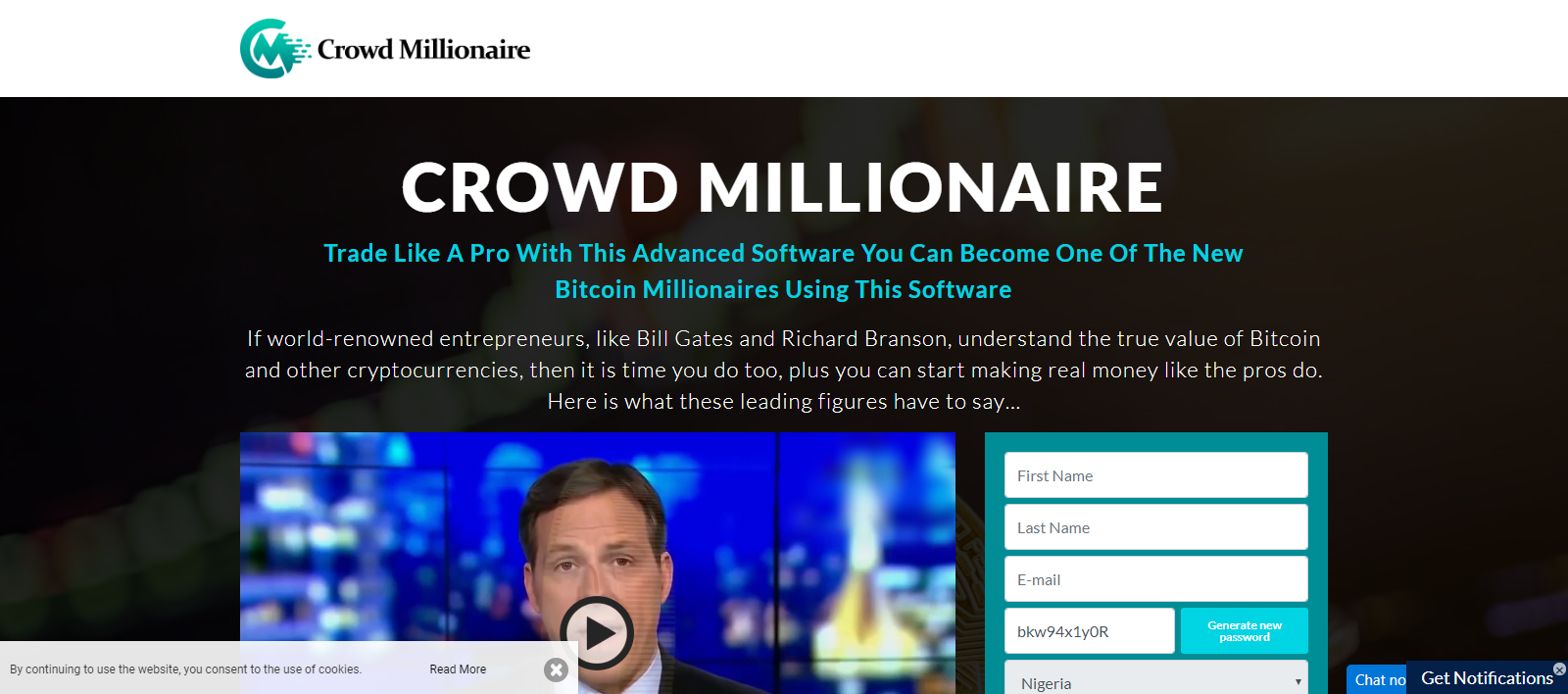 Crowd Millionaire Homepage Image