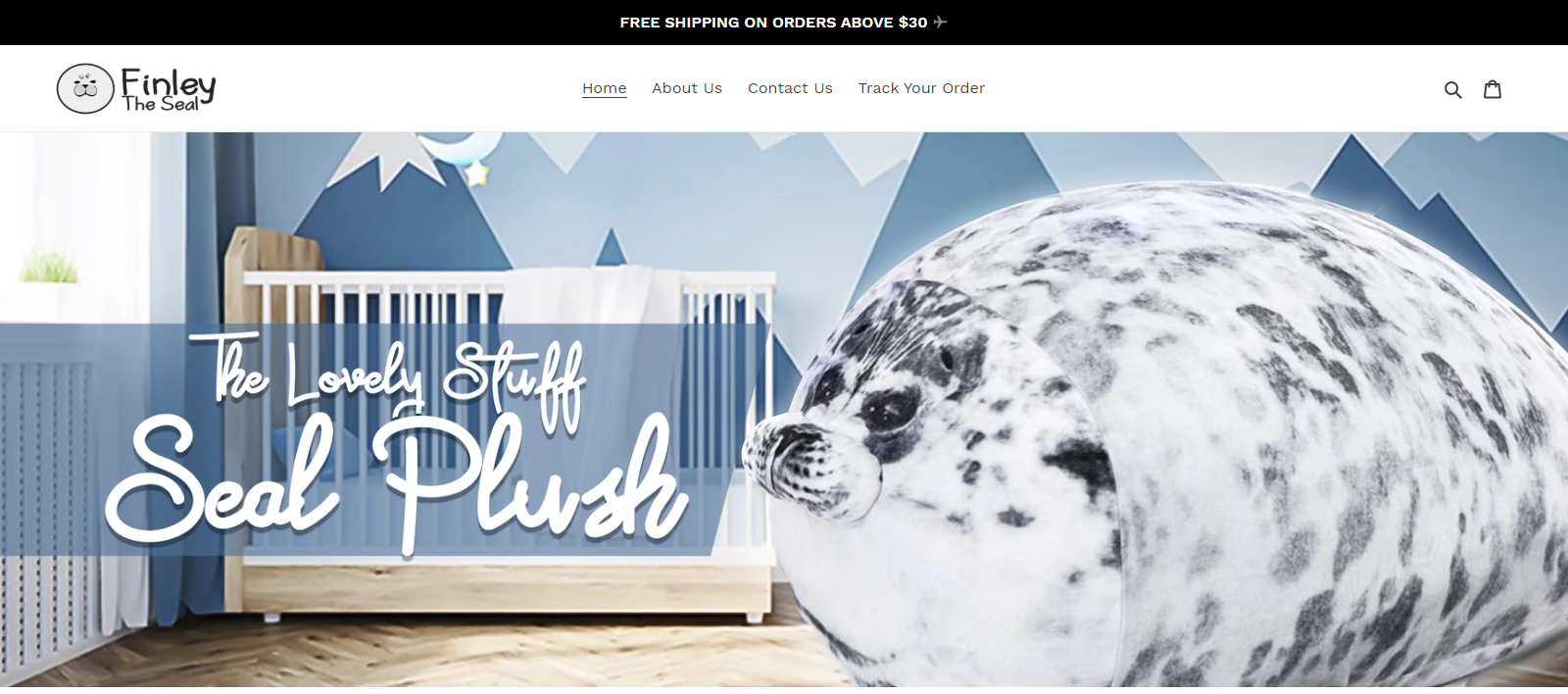 FinleyTheSeal Homepage Image