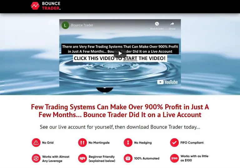 Bounce Trader(Leap FX) Review (2020): Is this EA a Scam?