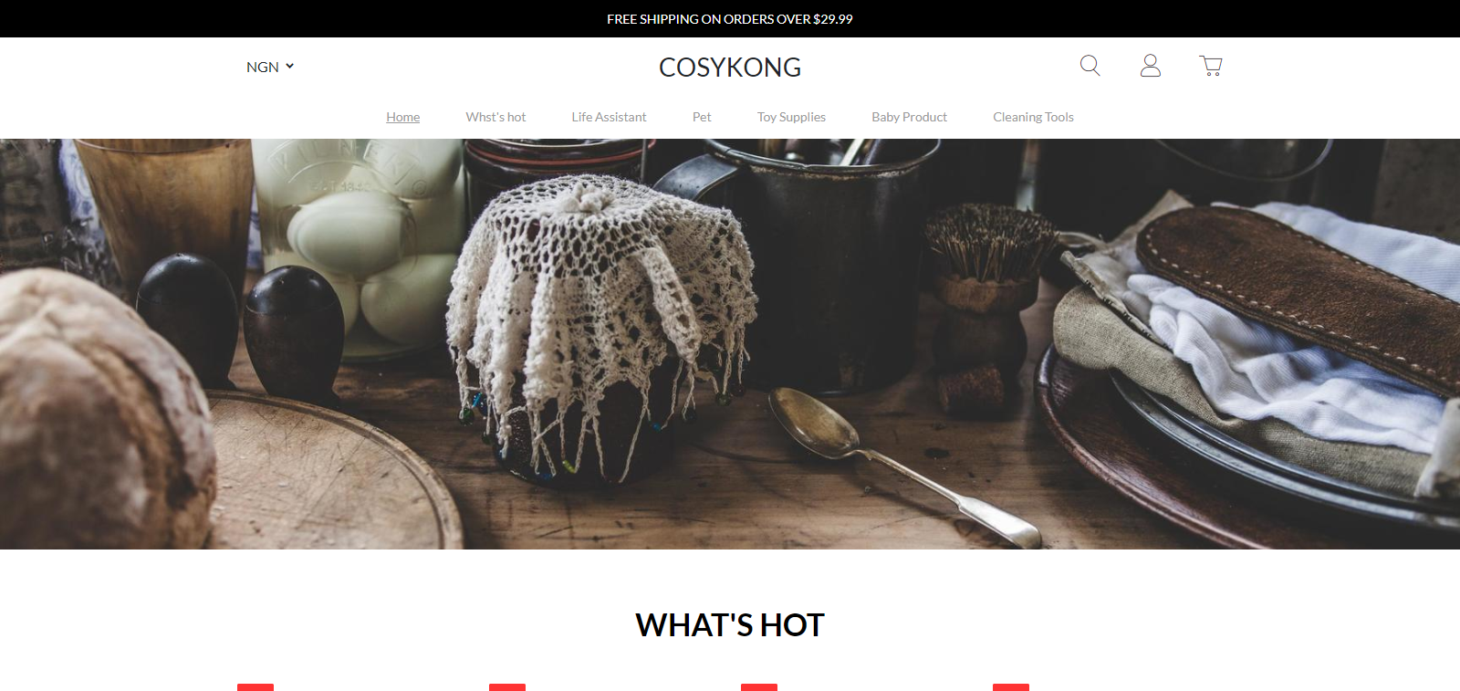 Cosykong Homepage Image