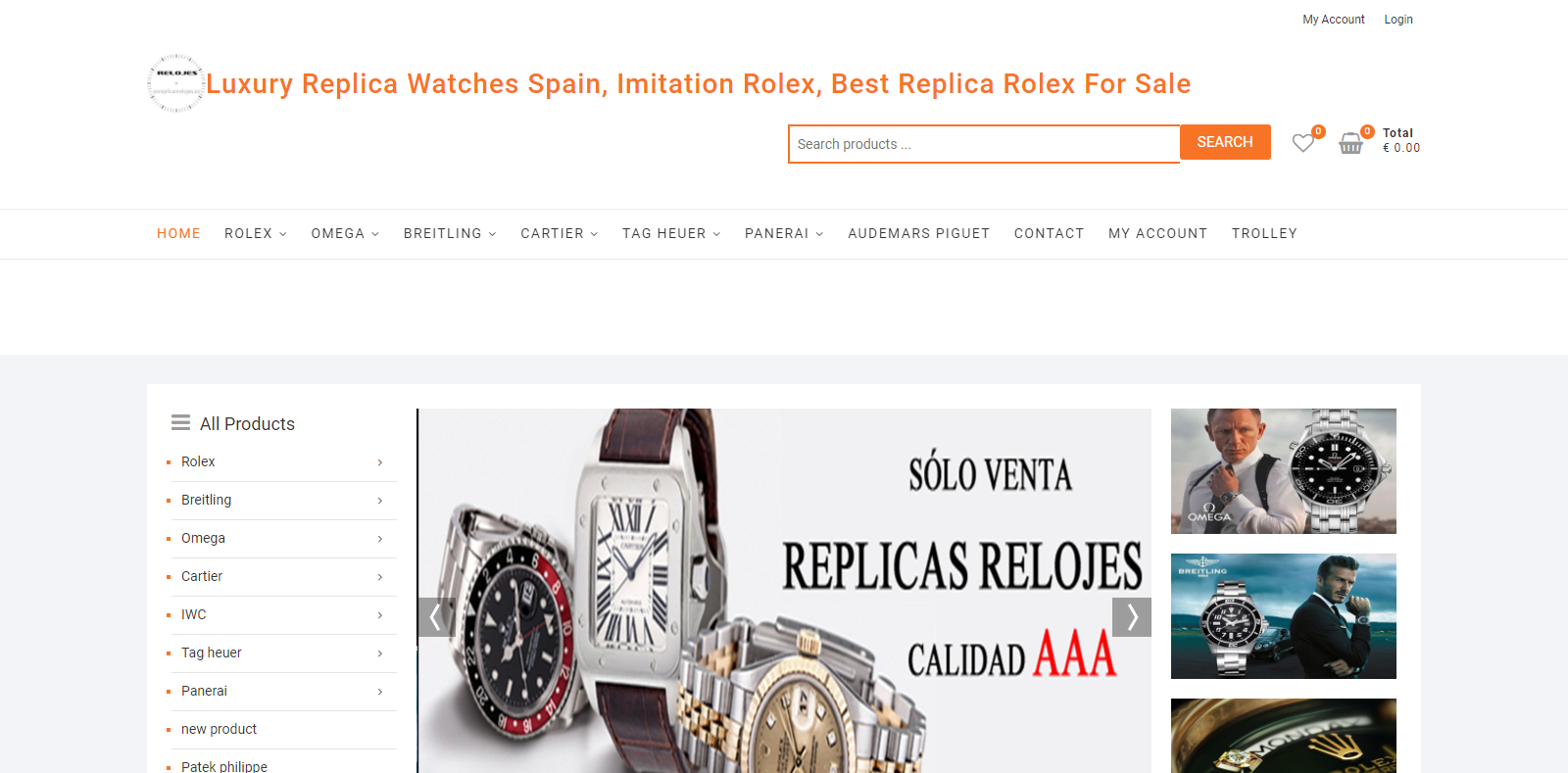 Esreplicasrelojes Homepage Image