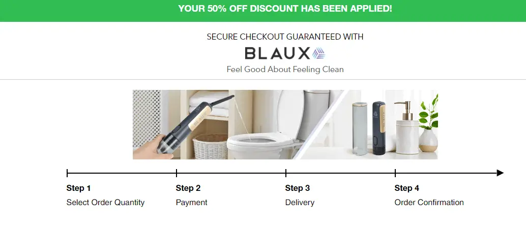 Blaux Bidet Homepage Image