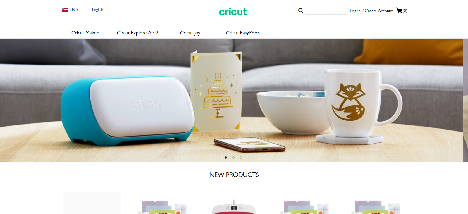 Cricuterafe.com Homepage Image