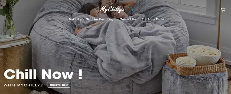 Mychillyz.com Homepage Image