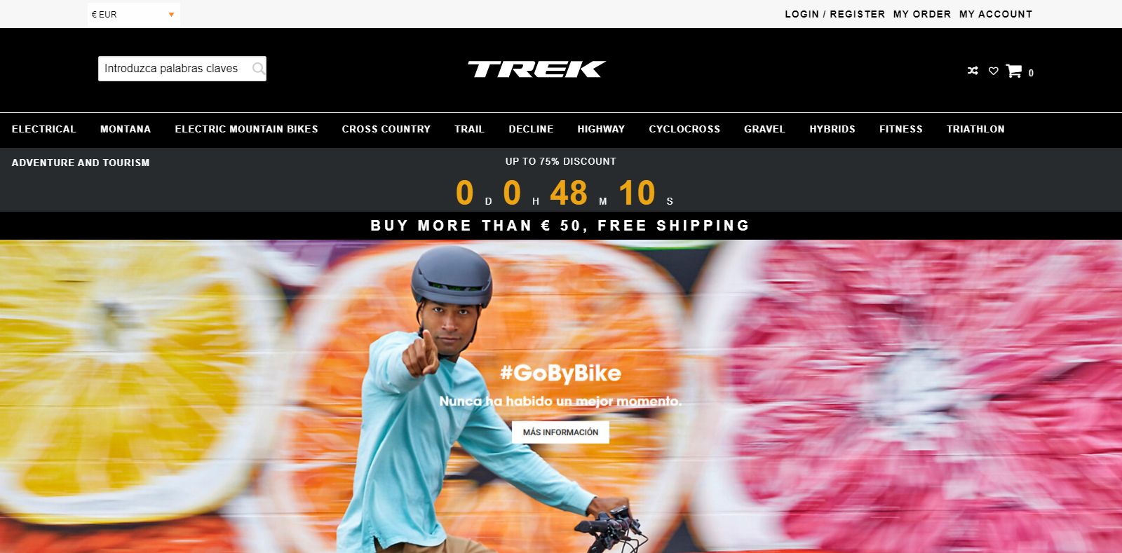 Shop.bikepote.cc Homepage Image