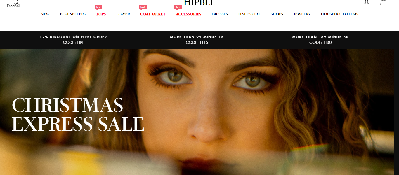 Hipbel.com Homepage Image