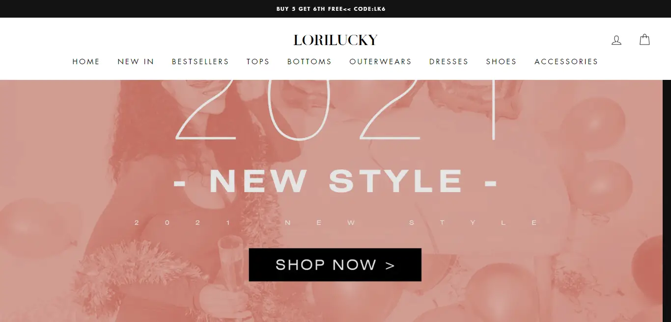 Lorilucky Homepage Image