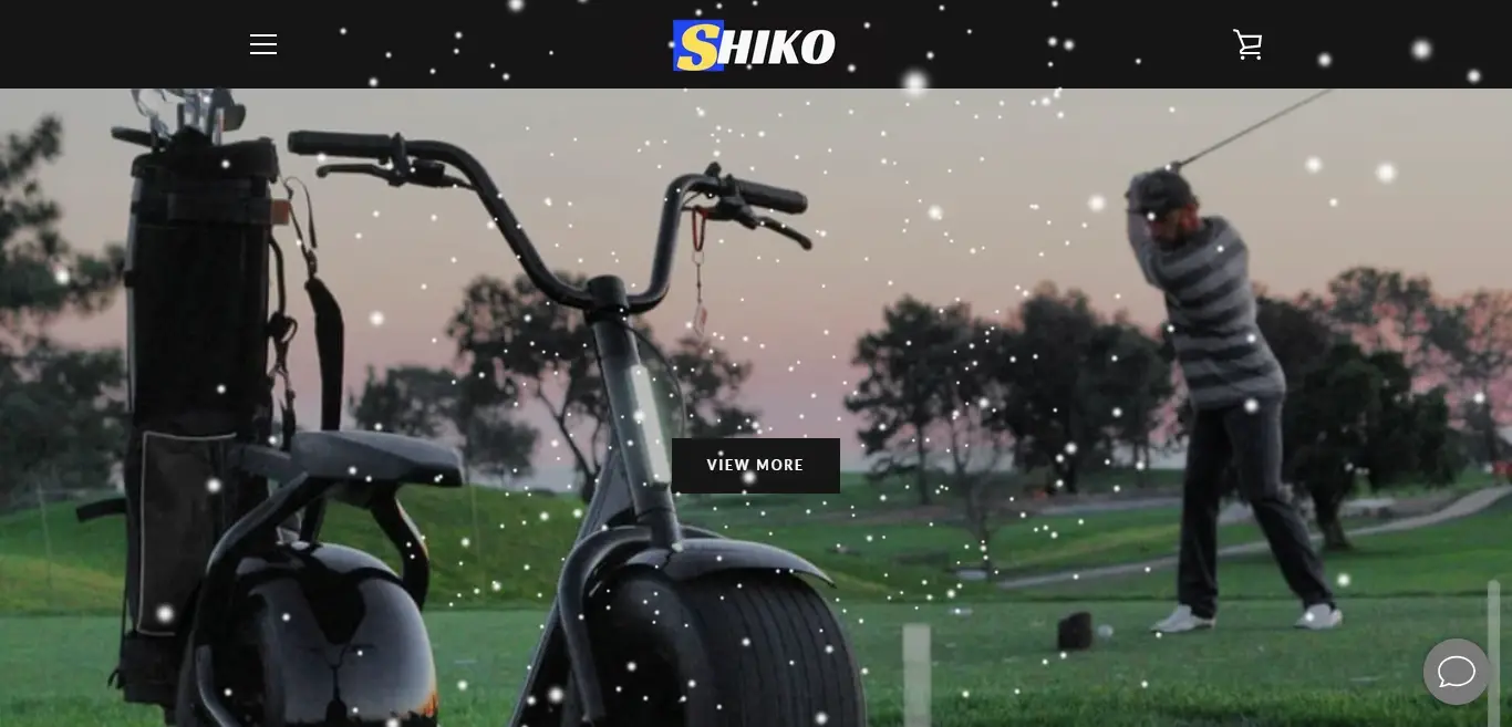 Shikobike.store Homepage Image