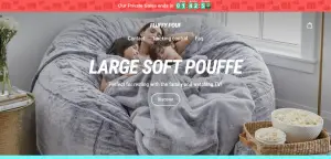 Fluffy-pouf.com Homepage Image