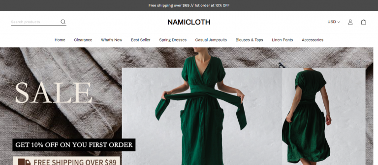 Namicloth Review – 5 Reasons Why namicloth.com is Scam!