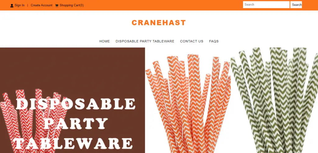 Cranehast.com Homepage Image