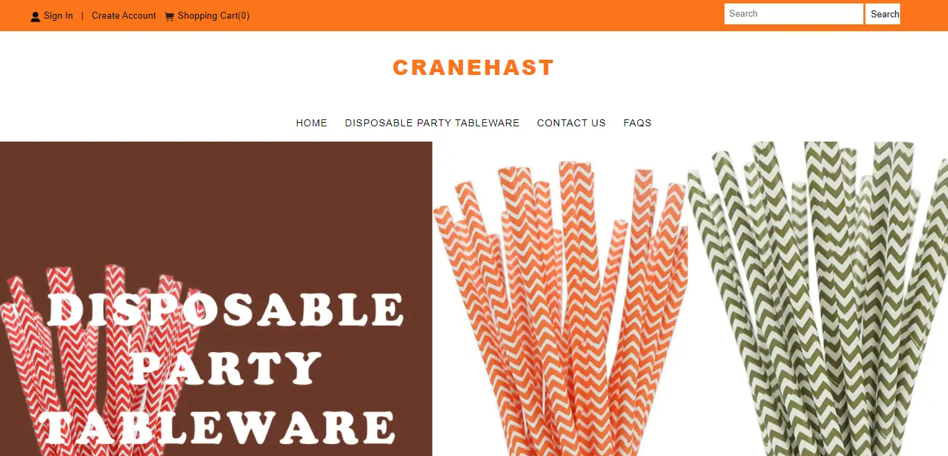 Cranehast.com Homepage Image