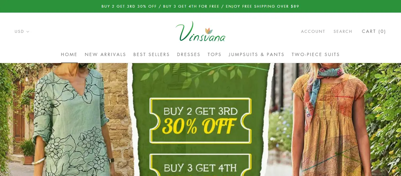 Vinsvana Homepage Image