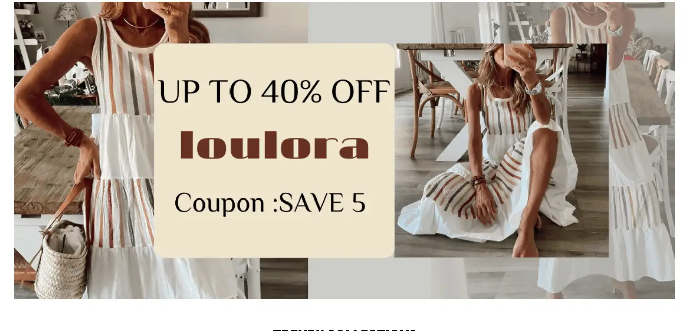 Loulora.com Homepage Image