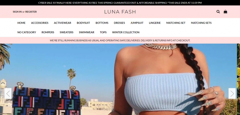 Lunafash.shop Review – Scam? Is Luna Fash Legit?
