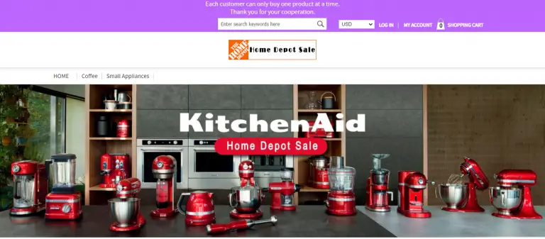 Amjeychemicals.com Review – Scam Home Depot Website