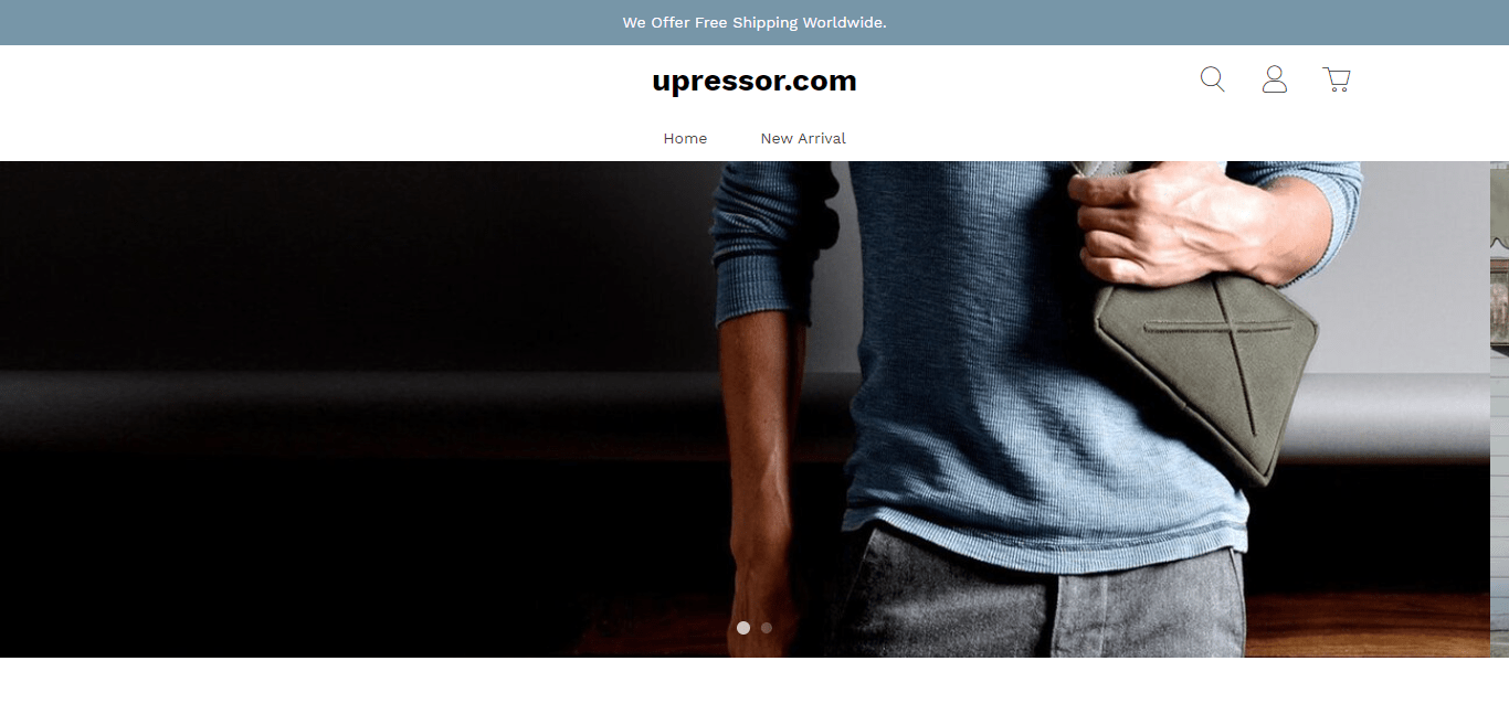 upressor.com Homepage Image