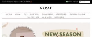 Cevaf Clothing Website