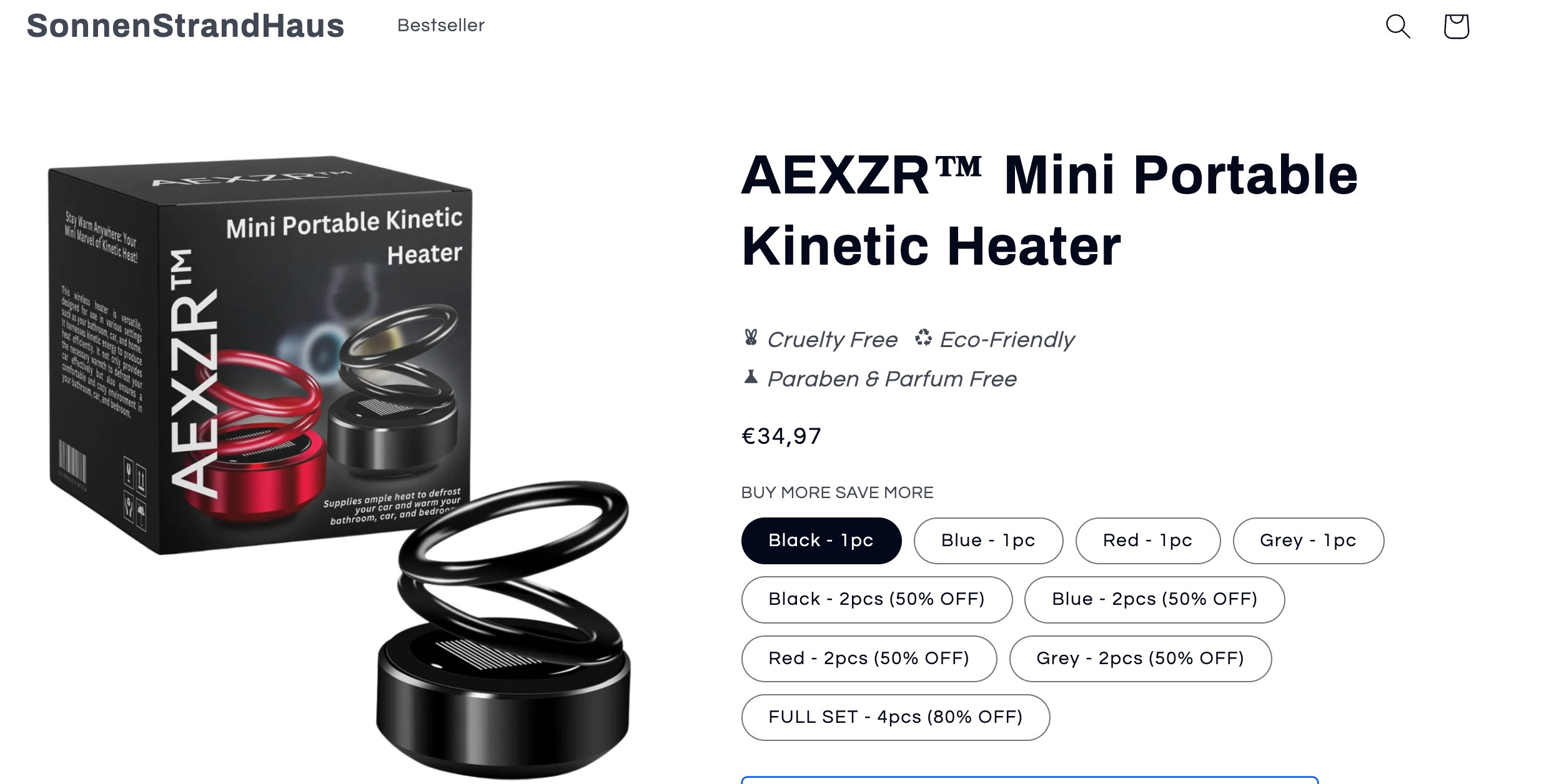 Mini Portable Kinetic Heater scam explained 