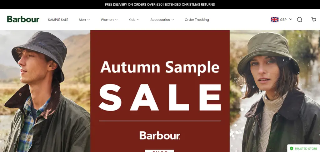 Barbour Sample Sale Scam