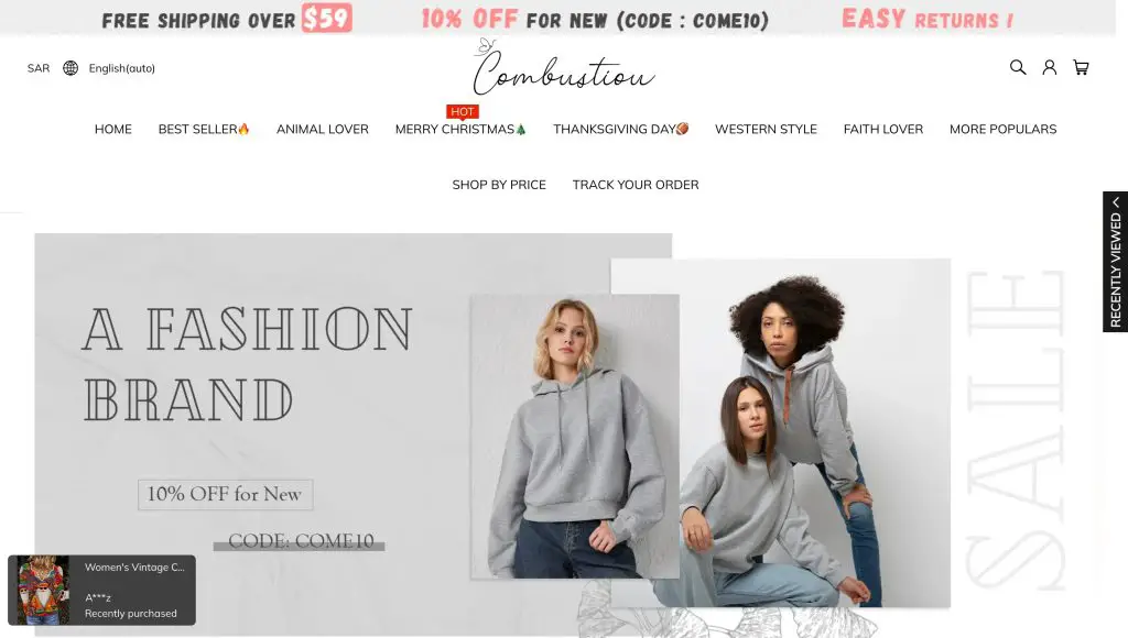 Combustiou Clothing Reviews: Is Combustiou.com Scam or Legit? - SabiReviews